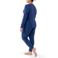 thumbnail image 2 of Fruit of the Loom Women's & Women's Plus Stretch Fleece Thermal Top and Bottom Set, 2 of 16