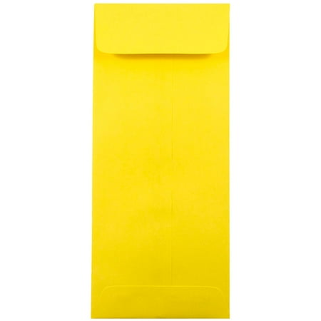 UPC: 0707152641296 | JAM #11 Policy Envelopes  4.5×10.4  Yellow  50/Pack