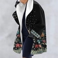 thumbnail image 2 of Uhndy Winter Jackets Coats for Women, Women Winter Long Sleeve Open Cardigan Casual Coat Trench Jacket Ladies Warm Slim Long Overcoat Outwear Coats Christmas Gifts for Women, 2 of 6