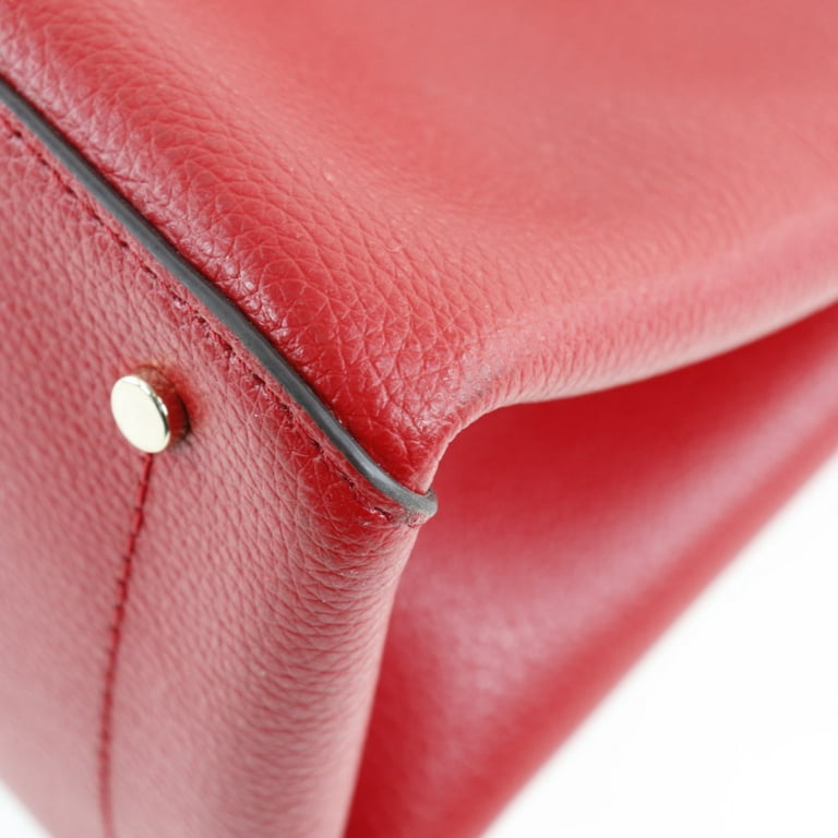 Authenticated Used Kate Spade Medium Satchel Eva WKRU5696 Leather Red  Ladies Tote Bag 