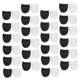 thumbnail image 5 of OFFIGAM 25Par Realzadores De Prácticos De Esponja Antideslizantes Para Ropa Con Cómodo, 5 of 8