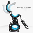 thumbnail image 3 of Wheelchair Cane Holder, 360° Rotatable Crutch Clip Accessory, 3 of 4