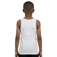 thumbnail image 4 of Sezzit 5 Pack Boys Ribbed Tank Tops, Tag-Free Soft Cotton Blend Undershirts for Boys, Five Breathable Sleeveless Shirts, 4 of 9