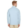 thumbnail image 3 of Devon & Jones CrownLux Performanceâ„¢ Men's Clubhouse Micro-Stripe Quarter-Zip - DG480, 3 of 4