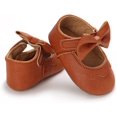thumbnail image 3 of Baby Girls Shoes Mary Jane Flats Shoes Anti-Slip Soft Rubber Sole Toddler First Walkers Princess Dress Shoes, 3 of 6