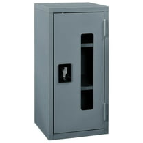 Global Industrial Clear View Wall Storage Cabinet 13-3/4""W x 12-3/4""D x 30""H