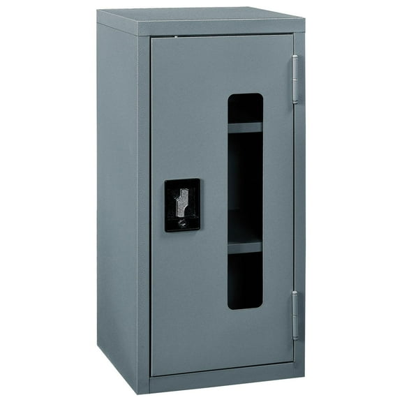 Global Industrial Clear View Wall Storage Cabinet 13-3/4""W x 12-3/4""D x 30""H