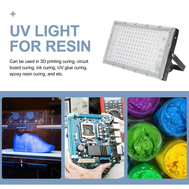 UV Light For Resin 300W 395nm UV Resin Light Curing For Epoxy with EU Plug