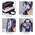 thumbnail image 3 of Easygdp Style Urbain Dragon Coloré pour Sac à Dos Léger Décontracté Résistant Sac de Voyage Randonnée pour Hommes et Femmes, 3 of 7