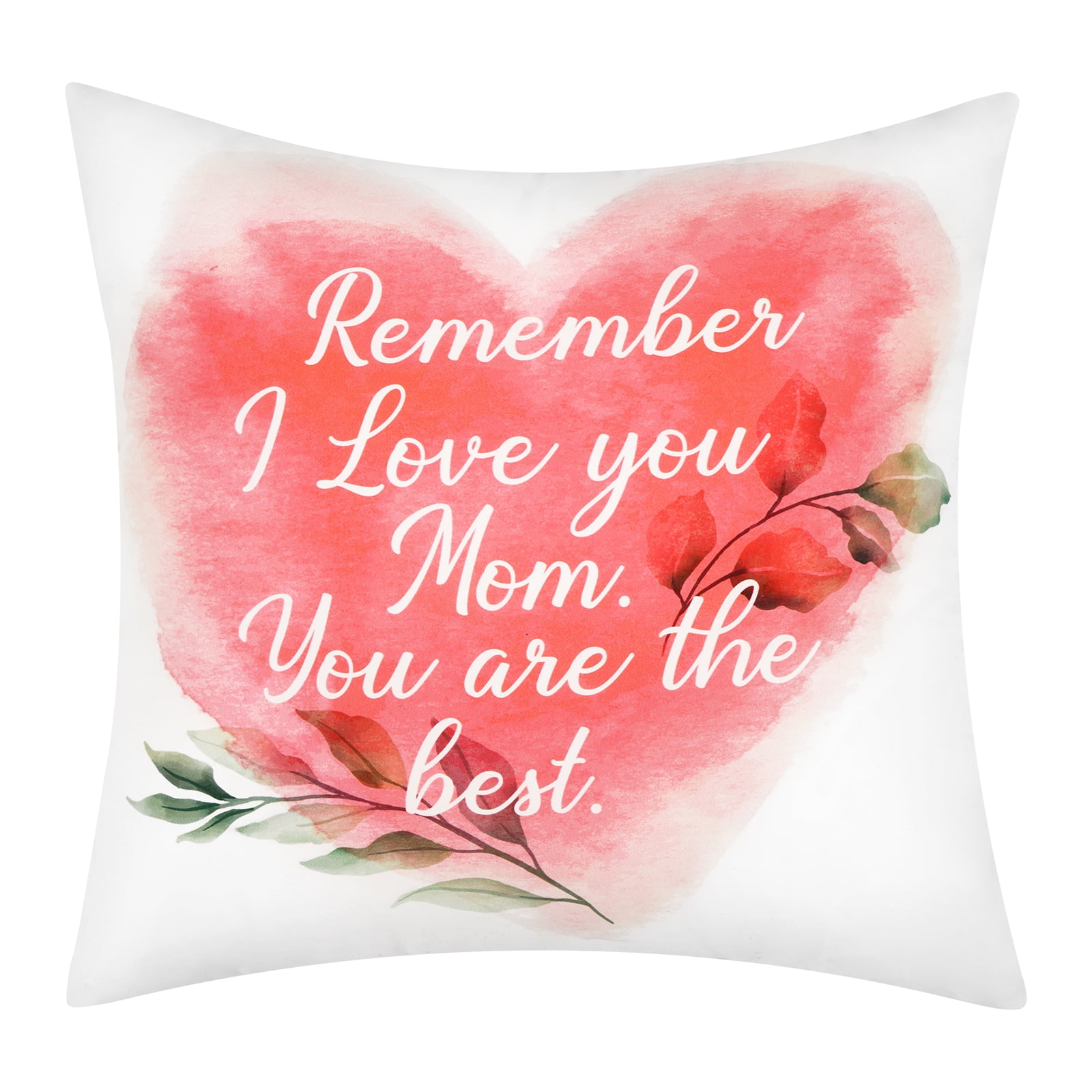 Details about   Red Flower Heart Love Pillowcase Decorative Cushion Cover Pillowcase Home Decor