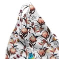 thumbnail image 5 of Floral Lounger Chair Bag, Continuous Spring Flora Butterflies and Blossoms Petals on Plain Backdrop, High Capacity Storage with Handle Container, Lounger Size, White and Multicolor, by Ambesonne, 5 of 5