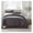 Grey, variant on Serta Simply Clean Duvet Cover QUEEN - Soft Microfiber - Wrinkle Resistant - Machine Washable - Hotel Quality - Solid Color - Bedroom Decor