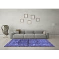 thumbnail image 3 of Ahgly Company Indoor Rectangle Persian Blue Traditional Area Rugs, 5' x 7', 3 of 4