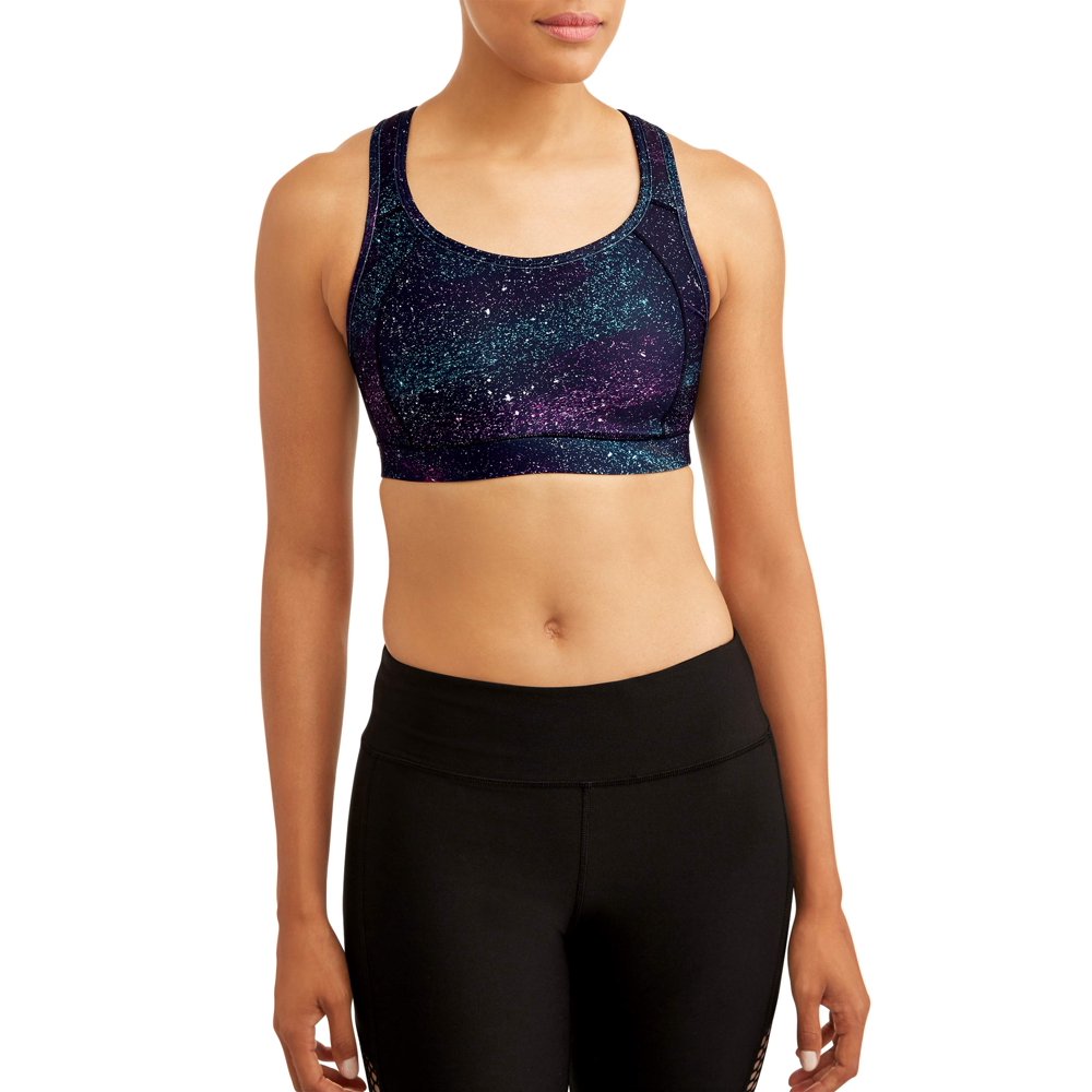Avia Women's Core High Impact Molded Cup Sports Bra with Cushioned