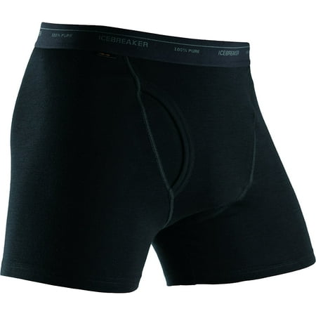 Mens Icebreaker - Icebreaker Men's SKIN200 Lightweight Merino Underwear, Black