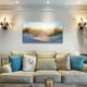 thumbnail image 2 of 1pc Blue Sun Beach Grass Ocean Landscape Painting Office Wall Decor Wall Art For Living Room Large Size Wall Decorations Pictures Canvas Prints For Home Decoration No Frame, 2 of 4