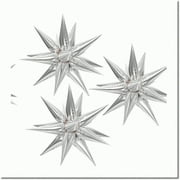 Starburst Celebration Kit: 3D Explosion Star Balloons - Perfect for Birthday, Wedding, New Year Party & Events!