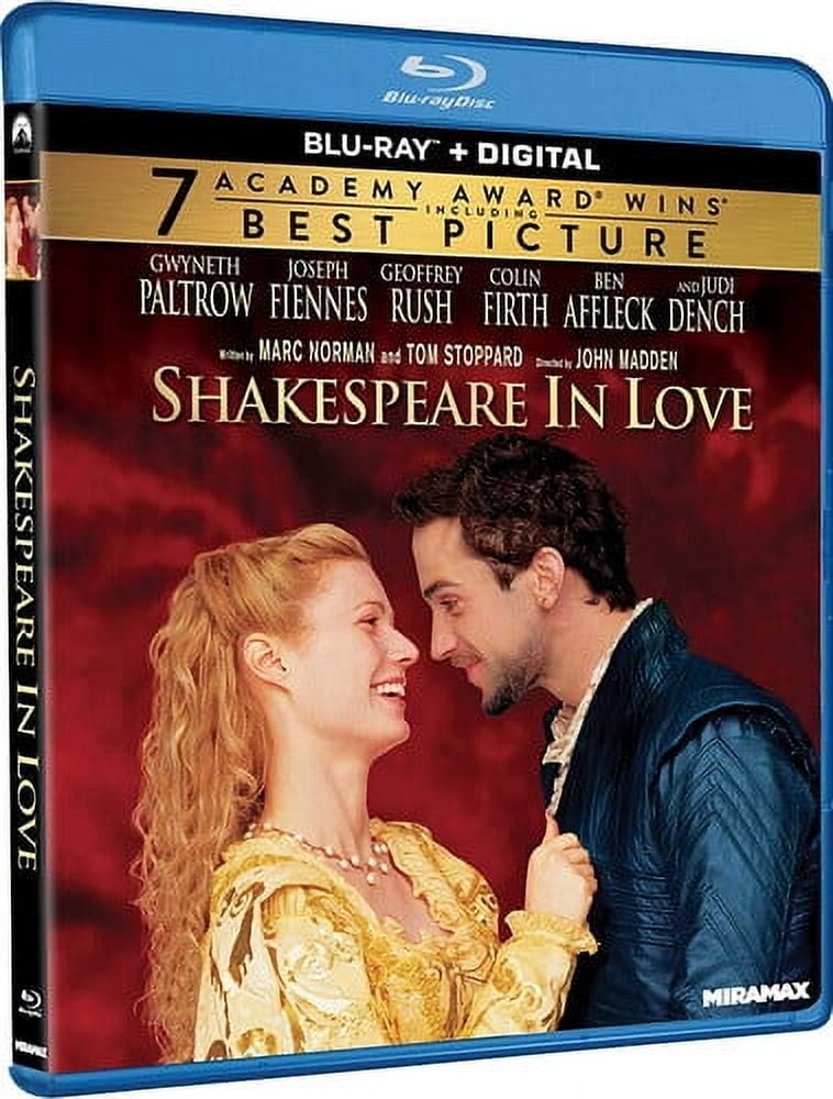 Shakespeare in Love - Romantic Comedy Period Movie (DVD) - Walmart.com
