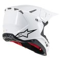 thumbnail image 2 of Alpinestars Supertech M-10 Carbon Helmet - Solid - Glossy White - XS, 2 of 2