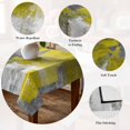thumbnail image 5 of Yellow Grey Table Cloth Waterproof Tablecloths, Abstract Art Oil Painting Modern Geometric Tablecloth Dining Table Cover for Kitchen Party Tabletop Outdoor, Square Tablecloth 54x54 Inch, 5 of 9
