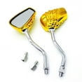 thumbnail image 3 of GFHFHITJ Skull Skeleton Hand Claw Side Mirrors Rearview Mirrors for Motorcycle with 8Mm 10Mm Thread Bolts, Left & Right(Red), 3 of 4