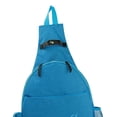thumbnail image 2 of Mochila para raqueta de tenis para hombre con bolsillo y correa de hombro ajustable, duradera. Azul claro, 2 of 8
