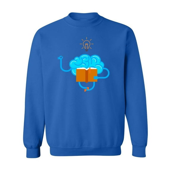 Training Your Brain Sweatshirt Men - Men Sweatshirt, Royal Blue, 5XL