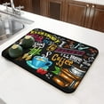 thumbnail image 3 of Coffee Bar Mat Accessories for Countertop Absorbent Hide Stain Rubber Backed Dish Drying Mats for Kitchen Counter Draining Pad Decor Gift Fit Under Coffee Maker Coffee Pot Espresso Machine (24x16in), 3 of 5
