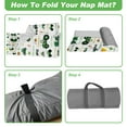 thumbnail image 3 of KAINSY Personalized Toddler Nap Mat with Pillow and Blanket, Custom Name Kids Nap Mats Boy Girl, Rolled Napping Mats Sleeping Bag for Daycare Preschool Travel Camping, Car, 3 of 4