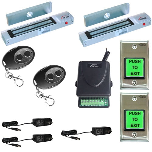 Access Control Magnetic Lock Wireless Receiver Door Entry System Kit UL Listed 