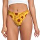 thumbnail image 1 of Fotbe Vintage Leopard Print Sunflower Tanga Sin Costuras para Mujer con Estampado – Panties Invisibles, Transpirables y Cómodos para Uso Diario-Small, 1 of 6