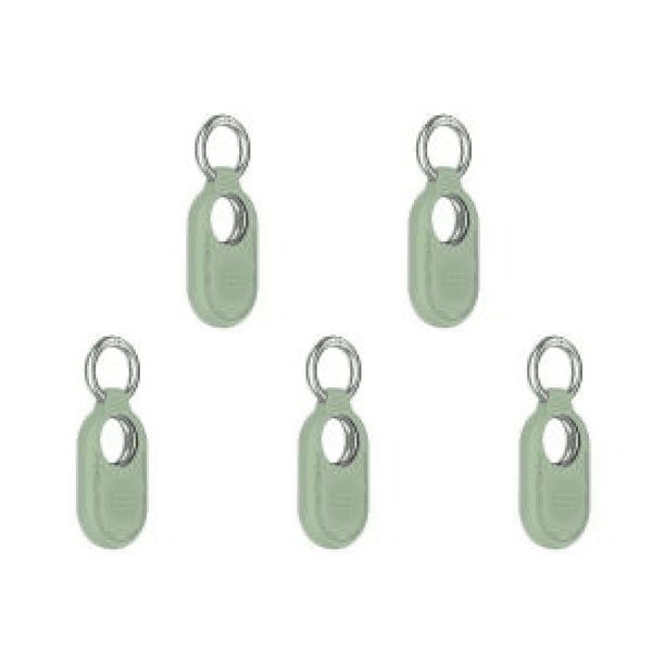 Funda Silicona Antigolpes con Llavero para Galaxy SmartTag 2 Verde Oliva Verde