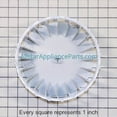 thumbnail image 3 of Whirlpool Dryer Blower Wheel W11497304, 3 of 5