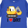 thumbnail image 4 of Inktastic Construction Truck I Love Dirt Boys or Girls Long Sleeve Toddler T-Shirt, 4 of 5