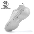 thumbnail image 2 of Jacata Non Slip Work Shoes for Men Food Service Arch Support Chef Slip Resistant Shoes (White Size 5.5), 2 of 6