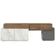 thumbnail image 2 of Mueble para tv Vértice 200cm - Nogal WEIK Vértice, 2 of 8