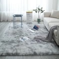 thumbnail image 2 of Long Plush Area Rug Soft Fake Fur Washable Non-Slip Decorative Floor Mat For Living Room Bedroom Playing Room Gray 60*200cm, 2 of 9