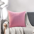 thumbnail image 5 of Lojalitet Solid Throw Pillow Cover for Bedroom Living Room with Stripes, 5 of 5