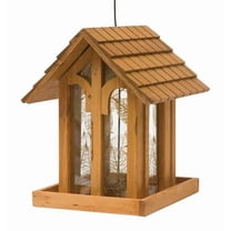 Perky-Pet Brown Mountain Chapel Wild Bird Feeder - 3.5 lb Capacity