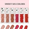 Six Color Lip Gloss Moist And Hydrating New Milk Tea Color Lip Lifter ...