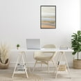 thumbnail image 3 of Stupell Industries Beach Dunes Abstraction Coastal Painting Black Framed Art Print Wall Art, 16 x 24, 3 of 10