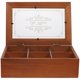 thumbnail image 5 of Women's Jewelry Box Wooden Decorative Trinket Box Vintage Small Items 9.4×6.3×2.8in Storage 1Pack, 5 of 5