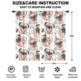 thumbnail image 2 of Blackout Kids Curtains,Cartoon Pug Dog Childrens Insulated Curtains Set Of 2,Bedroom Essentials,Toddler Room Decor 42"x84"(106x213cm), 2 of 4