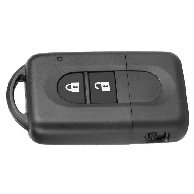 Estuche para llave compatible con Nissan, carcasa para llave de automóvil ABS de 2 botones, estuche para llave remota diseñado para el futuro