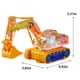 thumbnail image 3 of Children's Universal Transparent Gear Mining Toy Car Music Lighting Engineering Vehicle Simulation Model, 3 of 6