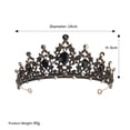 thumbnail image 4 of Tiaras para tocado de novia Queen Crowns para niñas y mujeres ER, 4 of 5