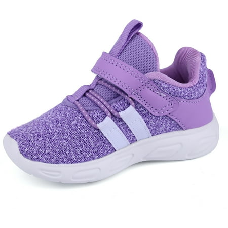 

Toddler Kids Lightweight Breathable Sneakers With Hook & Loop Fastener