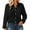 A-Black27, variant on Womens Shirts Crinkled Fabric Long Sleeve Button-Down Blouse Loose Spring Casual Lightweight Comfortable Clothes