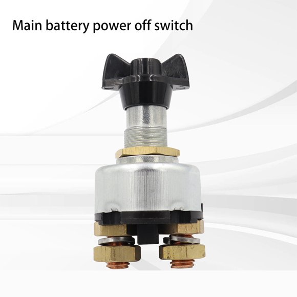 Ruiboury Boats Battery Knob Switch Leakage Protection Replacement Anti-corrosive Modified Upgrading RV ATV Circuit Breaker Accessories