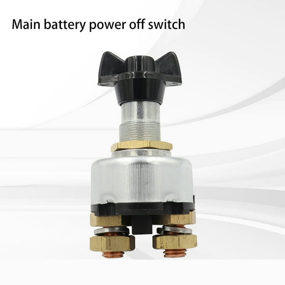 Ruiboury Boats Battery Knob Switch Leakage Protection Replacement Anti-corrosive Modified Upgrading RV ATV Circuit Breaker Accessories